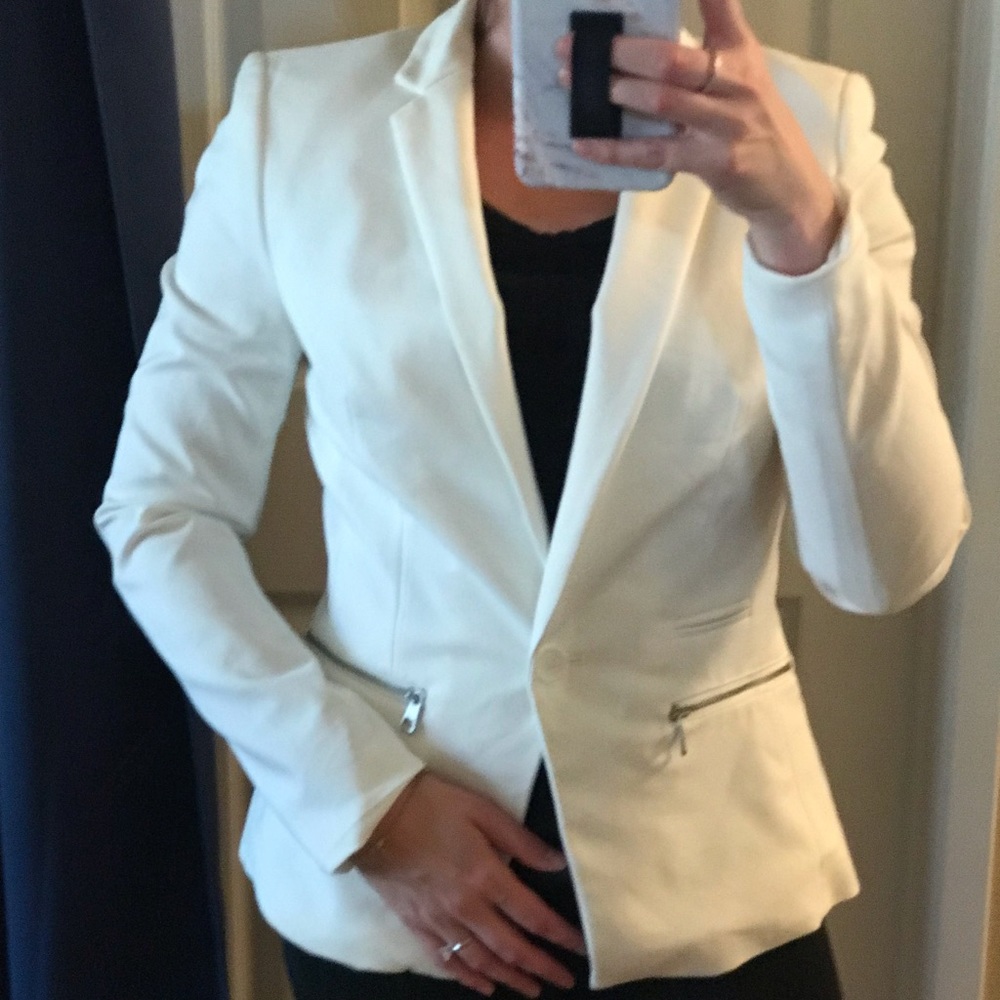 White blazer